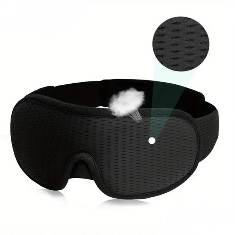 3D Premium Schlafmaske – Druckfrei, Atmungsaktiv & 100% Dunkelheit