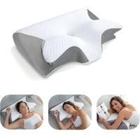 Milano Sleep™ Orthopädisches Memory Foam Kissen – Ergonomische Nackenstütze für erholsamen Schlaf