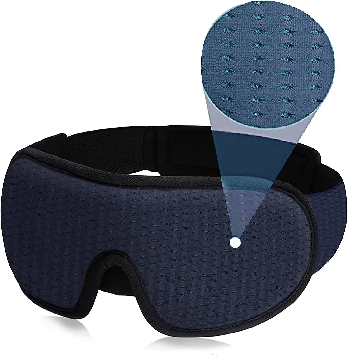 3D Premium Schlafmaske – Druckfrei, Atmungsaktiv & 100% Dunkelheit